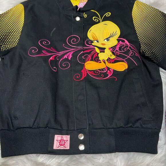 JH DESIGN LOONEY TUNES TWEETY BIRD DIVA JACKET SIZE M 2006 - Picture 2 of 9
